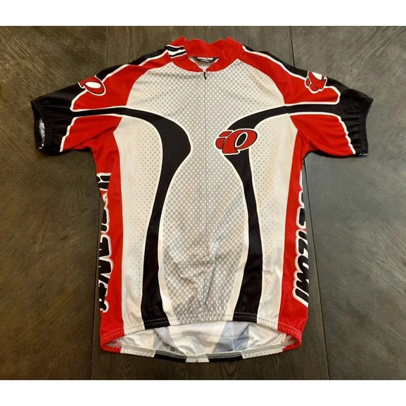 Pearl Izumi Other - Pearl iZumi Cycling Jersey 3/4 Zip Red & Black Size Large L Made In USA